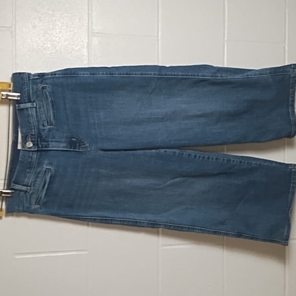 Classic Wide Leg Crop Stretch Levi's Waterless Blue Jeans Soft 6 - Picture 10 of 11